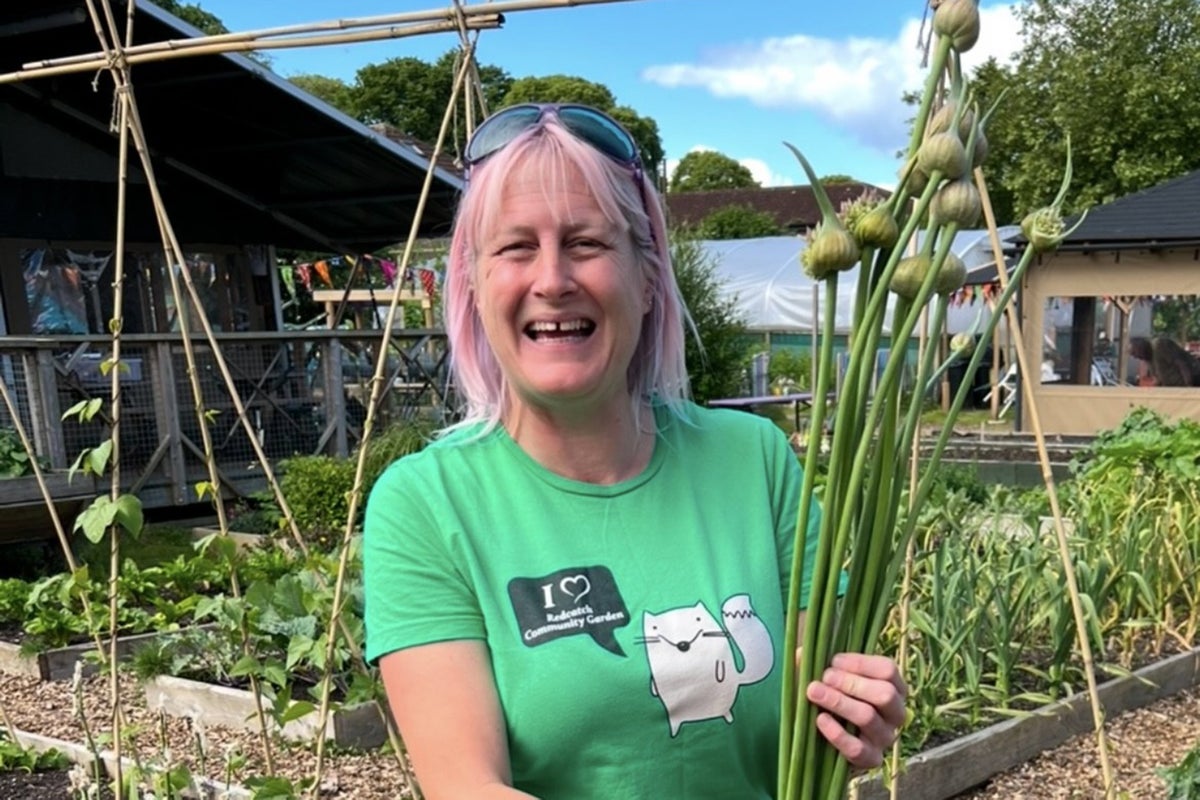 Lou Matthews, Head Gardener at Redcatch Community Garden