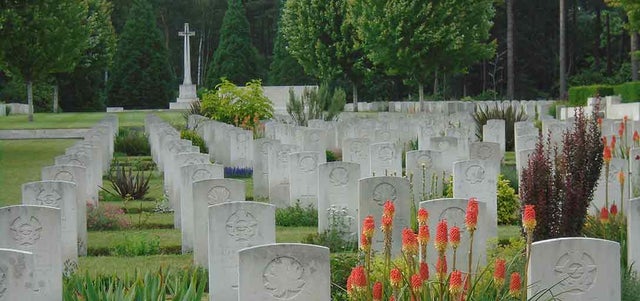 Tending the gardens of the Commonwealth War Graves