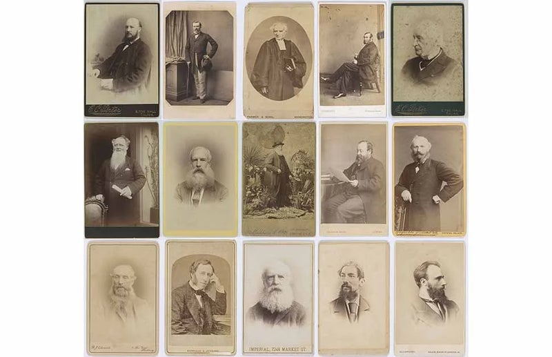 Unidentified cartes de visite in the RHS Lindley collection