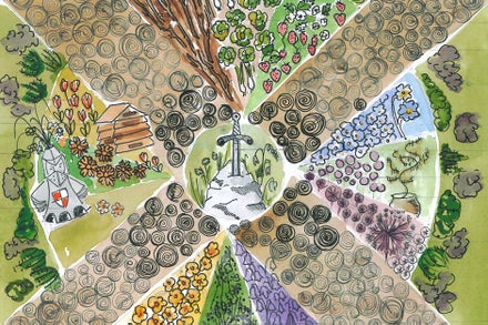 School gardens champion myths and legends