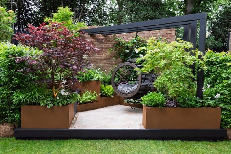 Room to Breathe Hospital Garden for the TSA designed by Jen Donnelly and Catherine Gibbon