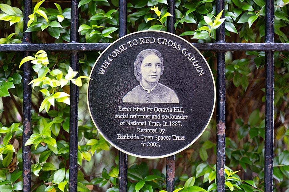 Plaque for Octavia Hill