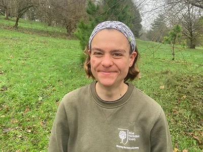 The RHS horticulturist, Liz Mooney