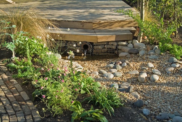Rain-fed wildlife-friendly pond step-by-step