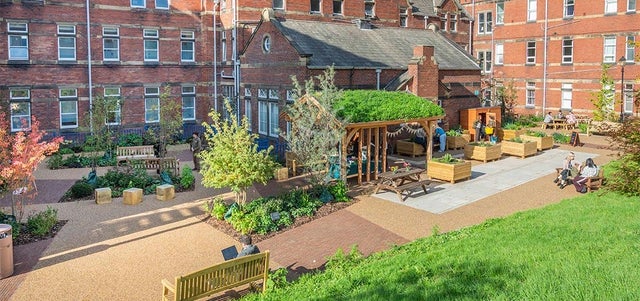Wellbeing garden in Leeds