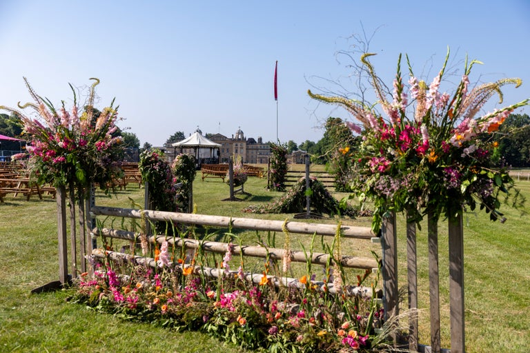 Showground features and floral installations