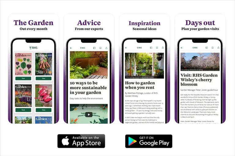 Get the RHS The Garden app