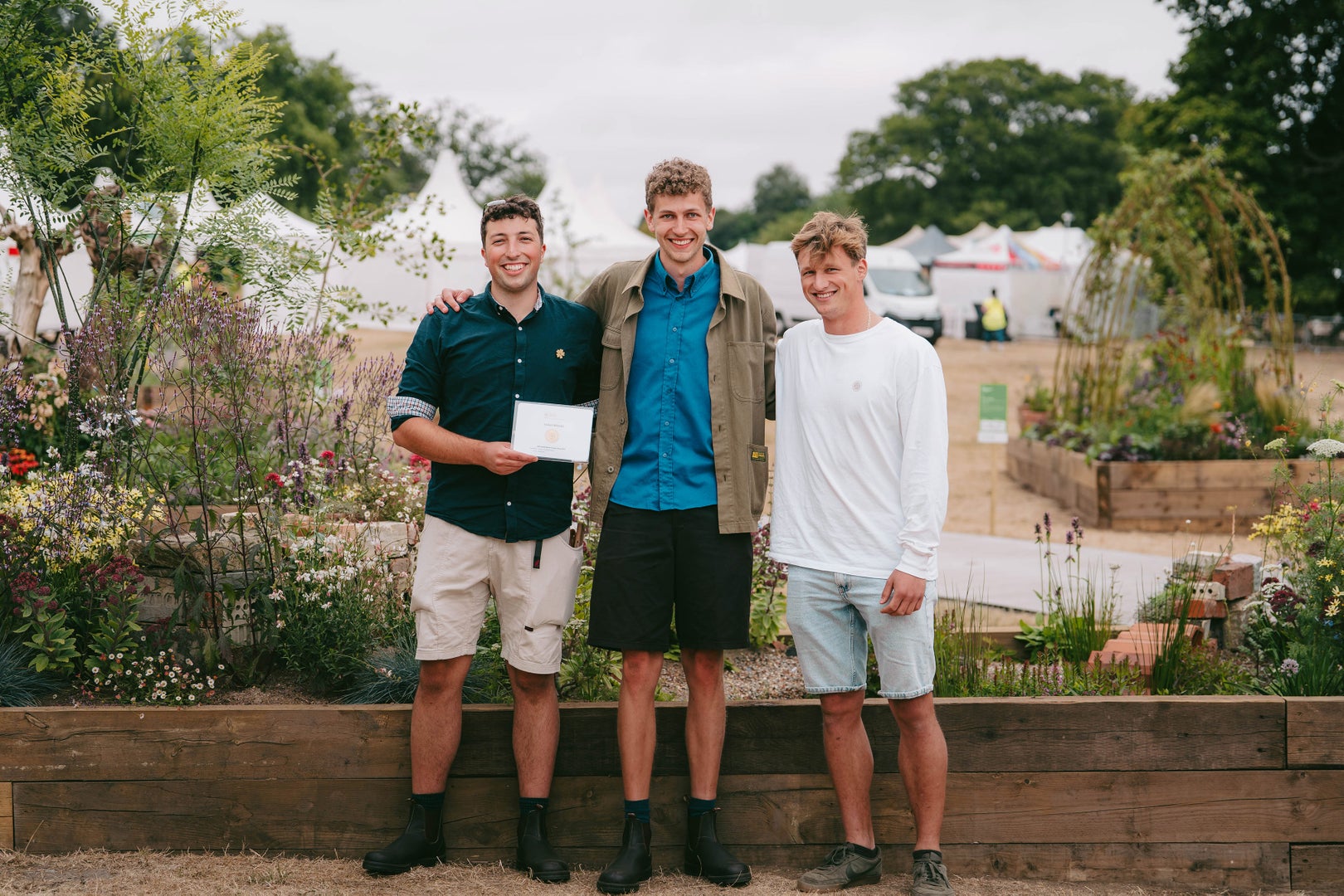 Tough as Old Boots Garden Long Border medal