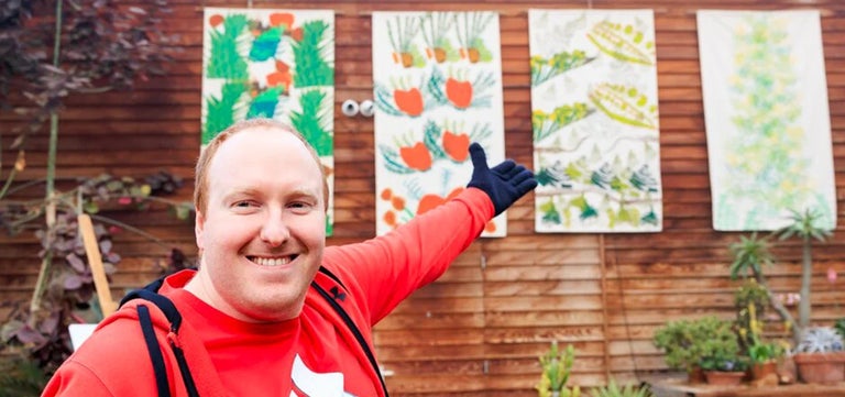 Botanical collections inspire local charity to create artwork for RHS garden